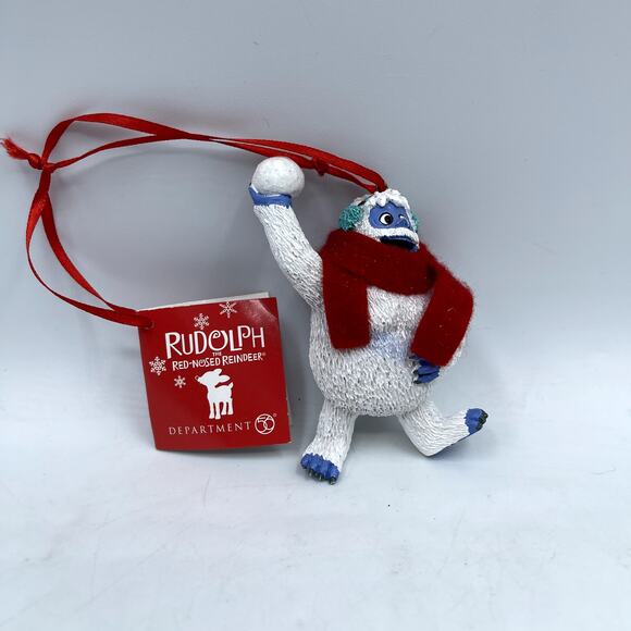 Dept 56 Abominable Snowman Ornament Rudolph the Red Nosed Reindeer - Picture 1 of 5